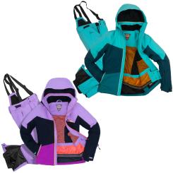 Skianzug Mädchen KInder Skijacke + Skihose türkis oder flieder Farb- und Größenwahl