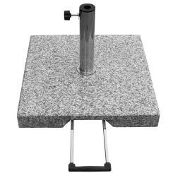 Sonnenschirmständer Schirmständer Ständer Granit 55 kg + 5 Adapterringe