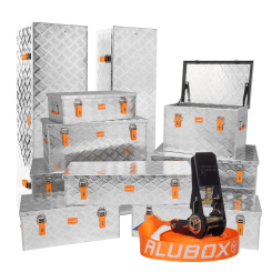Alubox Riffelblechbox Pritschenbox Größenwahl