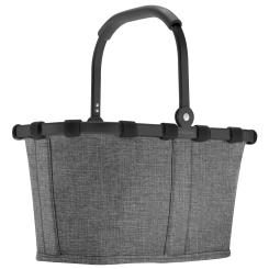 Kleines Mini Carrybag für Kids - in grau silber Kindereinkaufskorb