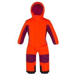 Schneeanzug Skianzug 92 104 116 in neon Orange für Kleinkinder