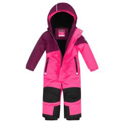 Mädchen Skianzug Einteiler in Pink Gr. 92