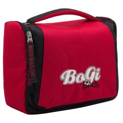 BoGi Bag 4 L Kulturbeutel rot schwarz L Kulturtasche Waschtasche Kosmetiktasche