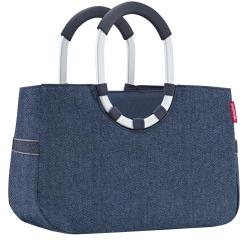 loopshopper Einkaufs Handtasche M mit Innentasche dark blu