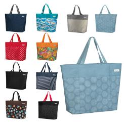 Oversized bunte shopping Bags anndora® erfunden in Deutschland - gemacht für den Strandausflug