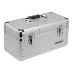 anndora Werkzeugkoffer Transportbox 13 L Werkzeugkasten Werkzeugbox - silber