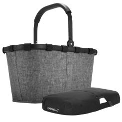 Spar Set: Carrybag twist silver + Abdeckung schwarz