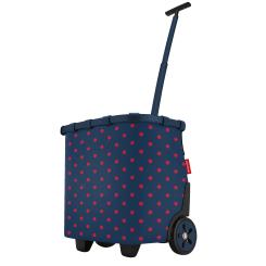 Einkaufstrolley carrycruiser - mixed dots red