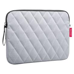 Reisenthel Notebook Bag in gestepptem grau Computer Tablet Transport Tasche bis 13,5 Zoll 