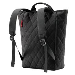 shopper-backpack rhombus black