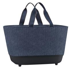Einkaufstasche dunkelblau - reisenthel shoppingbasket herringbone dark blue