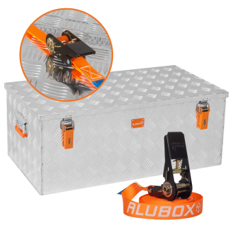Alubox Riffelblechbox wasserfeste Pritschenbox 140 Liter - 1