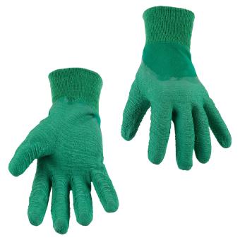 Gartenhandschuhe Arbeitshandschuhe Schutzhandschuhe - Latex Grün Größenwahl M XL - 1