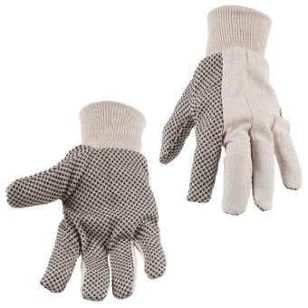 Garten Arbeits Handschuhe + Noppen Antirutsch - aus Leinen XL - 1