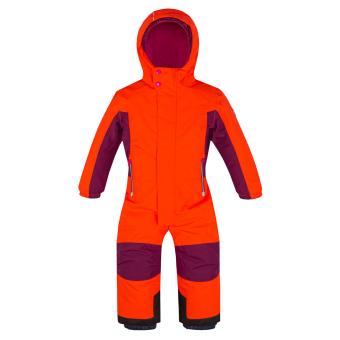 Schneeanzug Skianzug 92 104 116 in neon Orange für Kleinkinder - 1