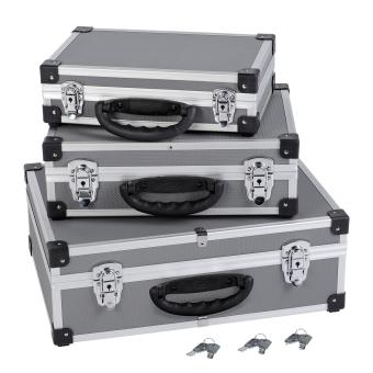 Alukoffer Aluminium-Koffer 3-in-1 Allround Werkzeugkoffer-Set stapelbar VARO - 1