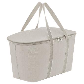 Kühltasche in beige - herringbone sand - Iso Picknicktasche by reisenthel - 1