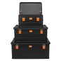ALUBOX Alukiste Tranportbox Premium Black - schwarz - Größenwahl - 1