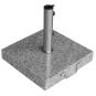 Sonnenschirmständer Granit 40kg rollbar hellgrau poliert - 1