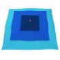 Ersatzstoff Sonnenschirm Blau (3 FARBEN) 3-Lagig 3 x 3 m
