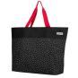 Oversized Bag Strandtasche mit extra viel Stauraum schwarz mit weißen Punkten Enkaufstasche - 1
