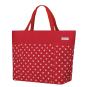 Oversized Bag Strandtasche mit extra viel Stauraum red white dots unisex - 1