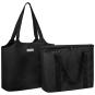 anndora Einkaufstasche schwarz + extra Innentasche aus Isomaterial  - 1