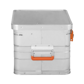 ALUBOX Alukiste - B29 Liter - Kleine Transportbox mit Deckel silber - 10