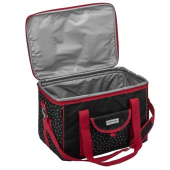 Riesige Kühltasche Picknicktasche XL schwarz weiß - Snövit - 2
