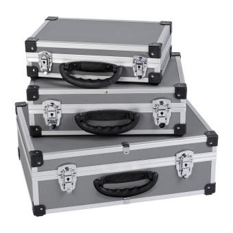 Alukoffer Aluminium-Koffer 3-in-1 Allround Werkzeugkoffer-Set stapelbar VARO - 2