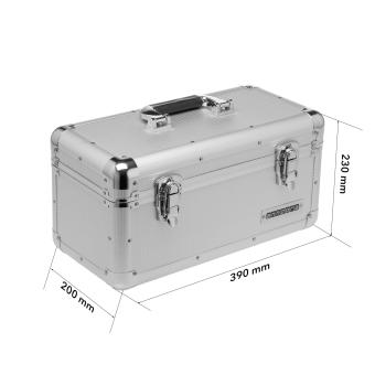 anndora Werkzeugkoffer Transportbox 13 L Werkzeugkasten Werkzeugbox - silber - 2