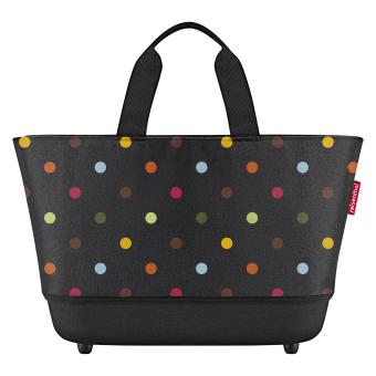 Einkaufstasche shoppingbasket by reisenthel schwarz mit bunten punkten - reisenthel shoppingbasket dots  - 2