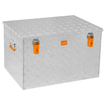 Alubox Riffelblechbox wasserfeste Pritschenbox 190 Liter Pritschenbox Aufbaukiste - 3