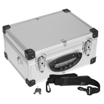anndora Markenkoffer Alu - Rahmen Koffer Werkzeugkoffer Werkzeugkiste  - Außenmaße: L x B x H 325 x 255 x 175 mm. Inklusive Tragegurt für einen mobilen Transport. - 3