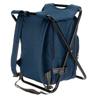 Picknick Rucksack ohne Inhalt blau mit Tragefunktion - 3