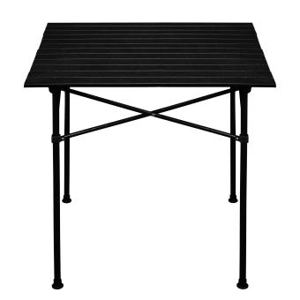 klappbarer Campingtisch Esstisch Spieltisch schwarz 70x70 cm transportabel - 3