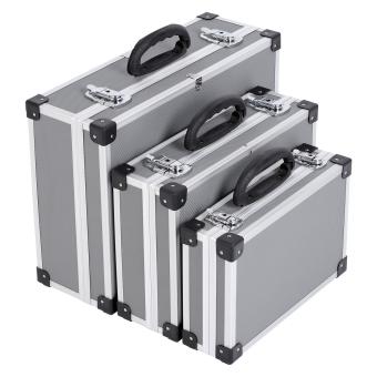 Alukoffer Aluminium-Koffer 3-in-1 Allround Werkzeugkoffer-Set stapelbar VARO - 3