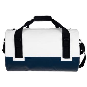 anndora Reisetasche Sporttasche weiß blau wasserdich - maritime Sporttasche - läßt keine Gerüche raust - Tarpaulin Tasche - 3