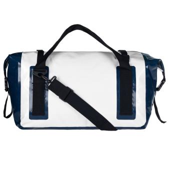 Reisetasche wasserdicht für Wassersportler  weiß blau - 3