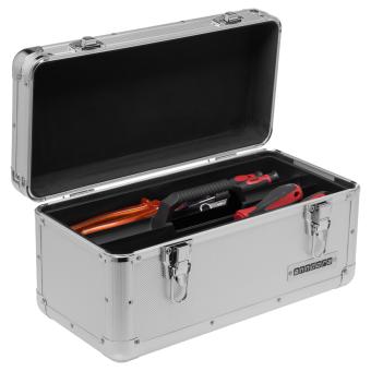 anndora Werkzeugkoffer Transportbox 13 L Werkzeugkasten Werkzeugbox - silber - 3