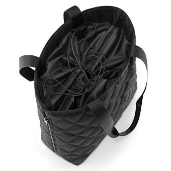 Handtasche classic shopper M rhombus black reisenthel  - 3