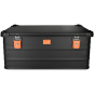 ALUBOX Aluminiumkiste Transportbox 92 Liter - schwarz - Premium Black - 3