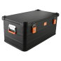 ALUBOX Alukiste Tranportbox Premium Black - schwarz - Größenwahl - 3
