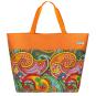 Oversized Strandtasche  Einkaufstasche - orange Paisley - XXL Tasche - 3