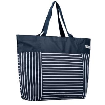 XXL Strandtasche Einkaufstasche blau weiß maritim gestreift - AHOI - 4