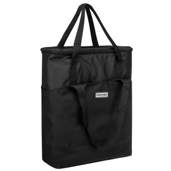 anndora Einkaufstasche schwarz + extra Innentasche aus Isomaterial  - 4