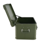ALUBOX 47 Liter in olivgrün, Tranportbox grün, Alubox mit Deckel, Alukiste - 4