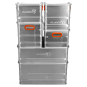 Alubox Lagerbox - 28  bis 161 Liter - Auswahl - ohne Deckel aus ALuminium - 4