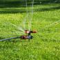KREATOR Berieselung Sprinkler Bewässerungssystem Rasensprenger 360° 3 Armig - 4