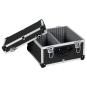 anndora CD-Koffer schwarz DJ Koffer für Compact Discs - Deckel abnehmbar 3 Größen - Werkzeugkoffer mit Unterteilungen - Sammlerkoffer - 4